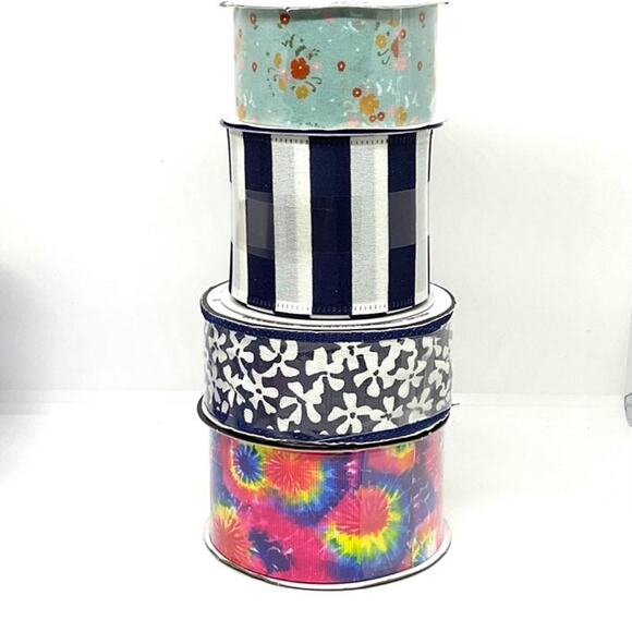 Arts & Craft -Mixed Bundle of Ribbons (10 Lot Mixed Prints) - Picture 4 of 5